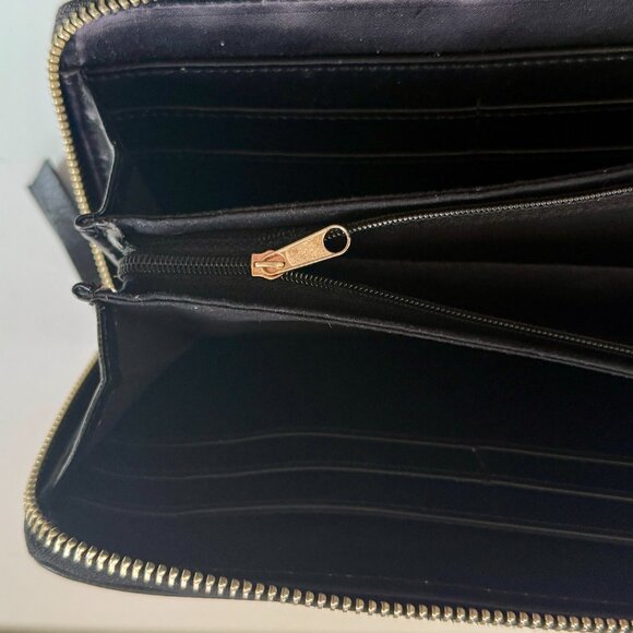 Brand New MOA Black Leather Wallet Clutch for Women - Picture 4 of 6